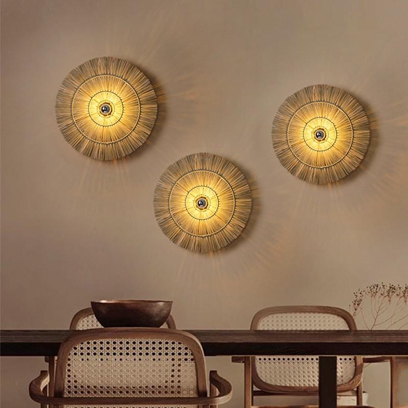 Lison | Rattan Wall Light - Detail View #3 | HomeCartel