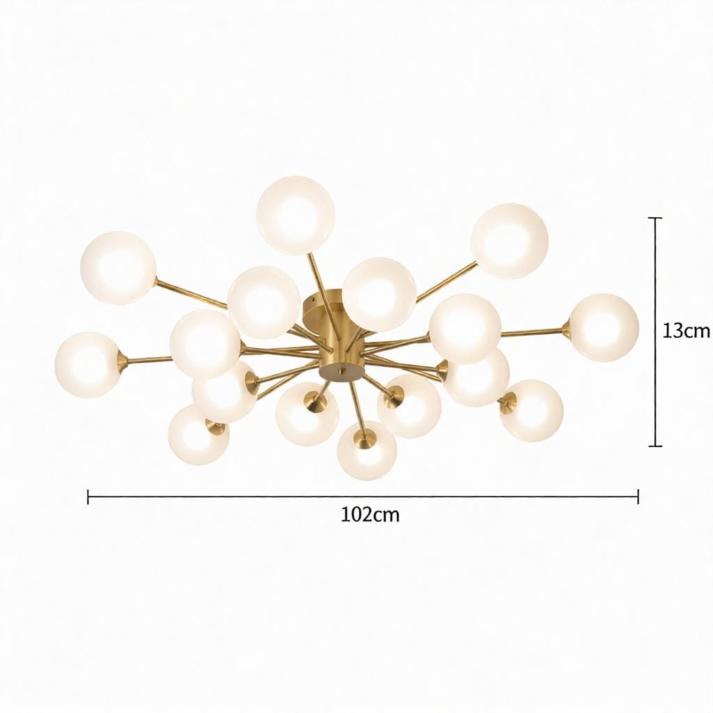 Teyrani | Semi Flush Mounted Light - Detail View #7 | HomeCartel