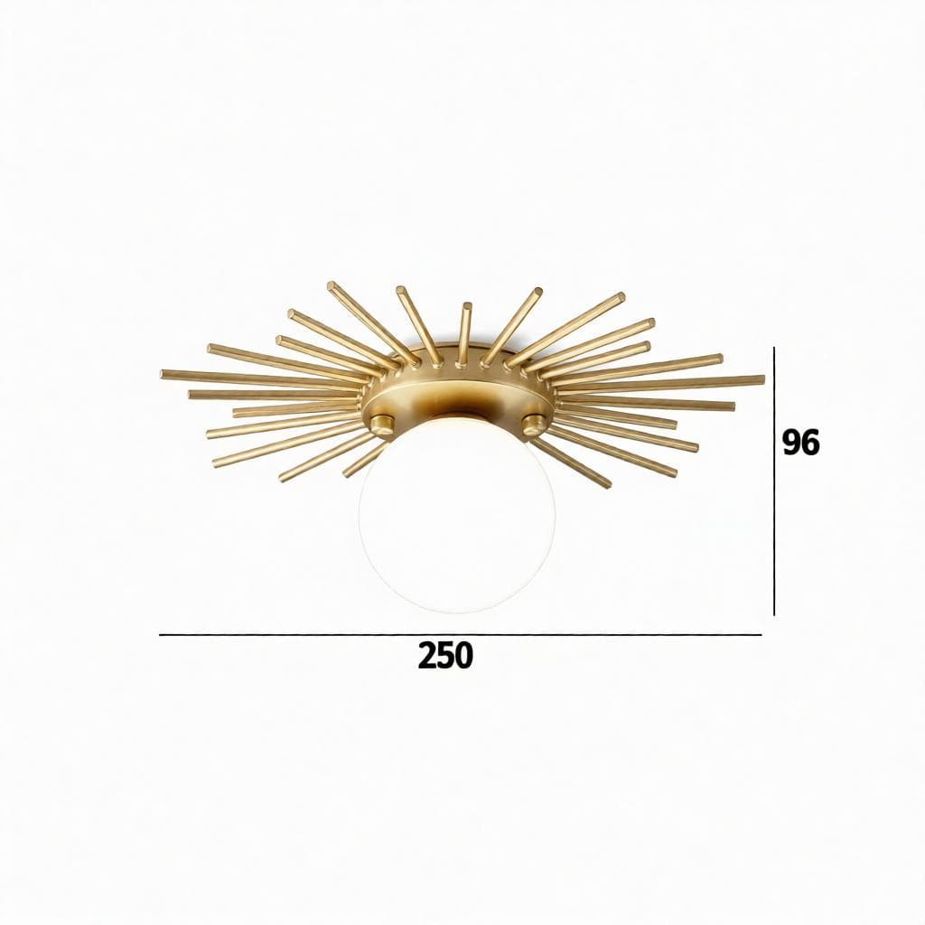 Elrenai | Semi Flush Mounted Light - Detail View #6 | HomeCartel