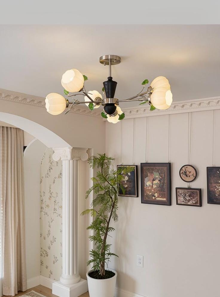 Irvendra | Semi Flush Mounted Light - Detail View #2 | HomeCartel