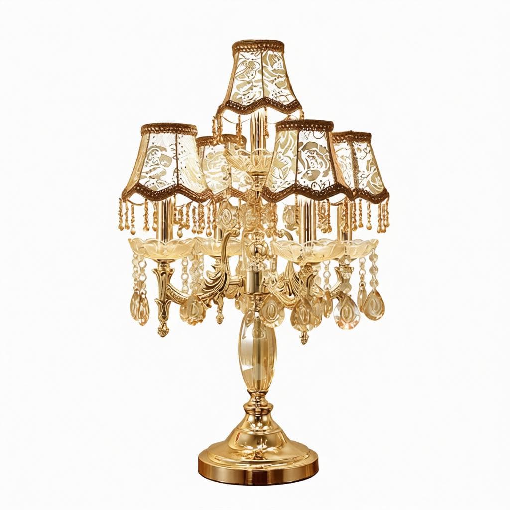 Aurynil Une I Crystal Table Lamp - Detail View #3 | HomeCartel