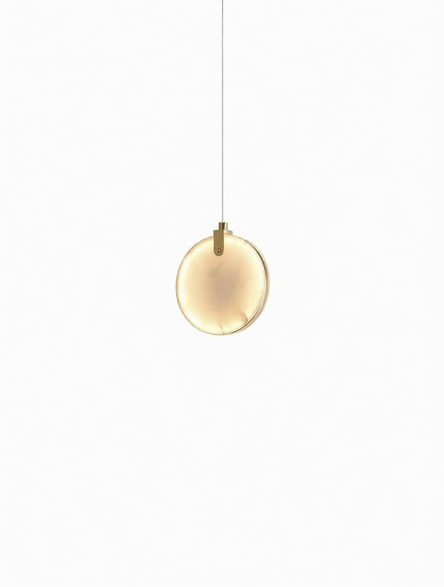 Orvalyn | Alabaster Pendant Light - Detail View #7 | HomeCartel