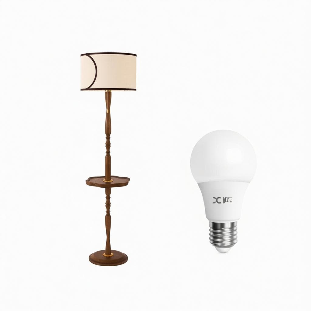 Ralisse | Integrated Shelf Floor Lamp - Detail View #3 | HomeCartel