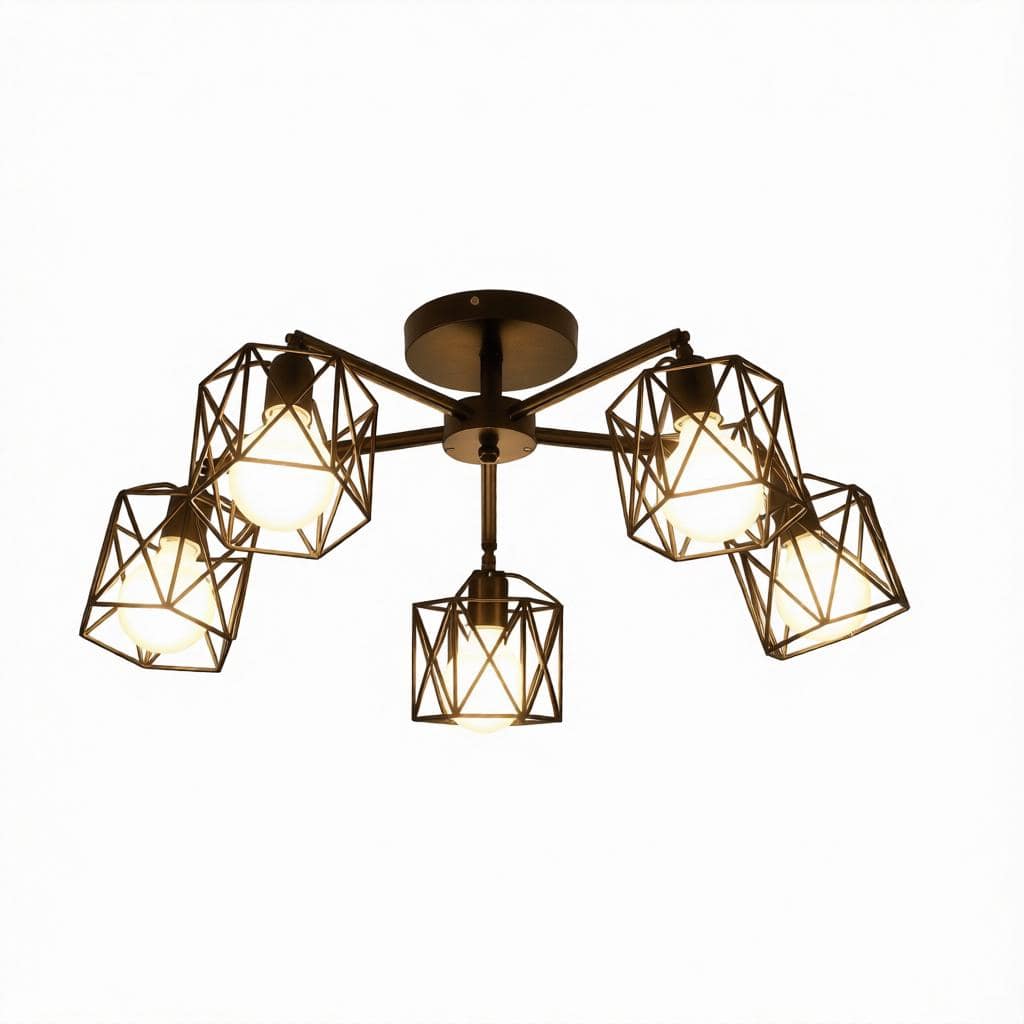 Daelynn B | Semi Flush Mounted Light - Detail View #6 | HomeCartel