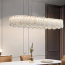 Tylindra Trois | Alabaster Linear Chandelier