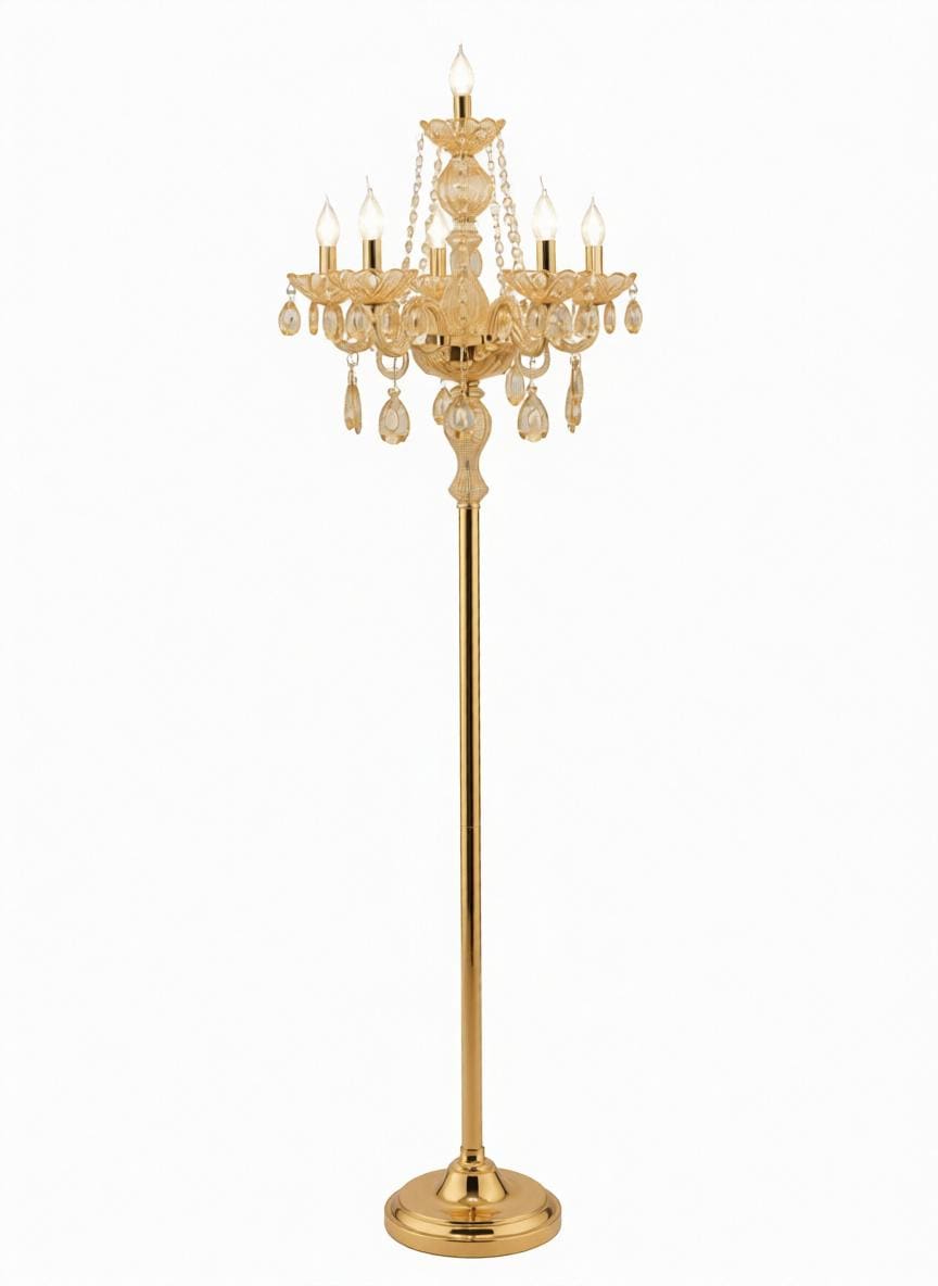 Elenyras I Crystal Floor Lamp - Detail View #8 | HomeCartel