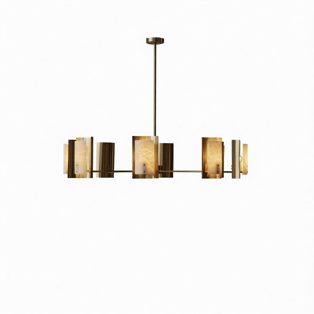 Pryrinoril | Alabaster Chandelier - Detail View #7 | HomeCartel