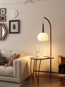 Julethra | Integrated Shelf Floor Lamp