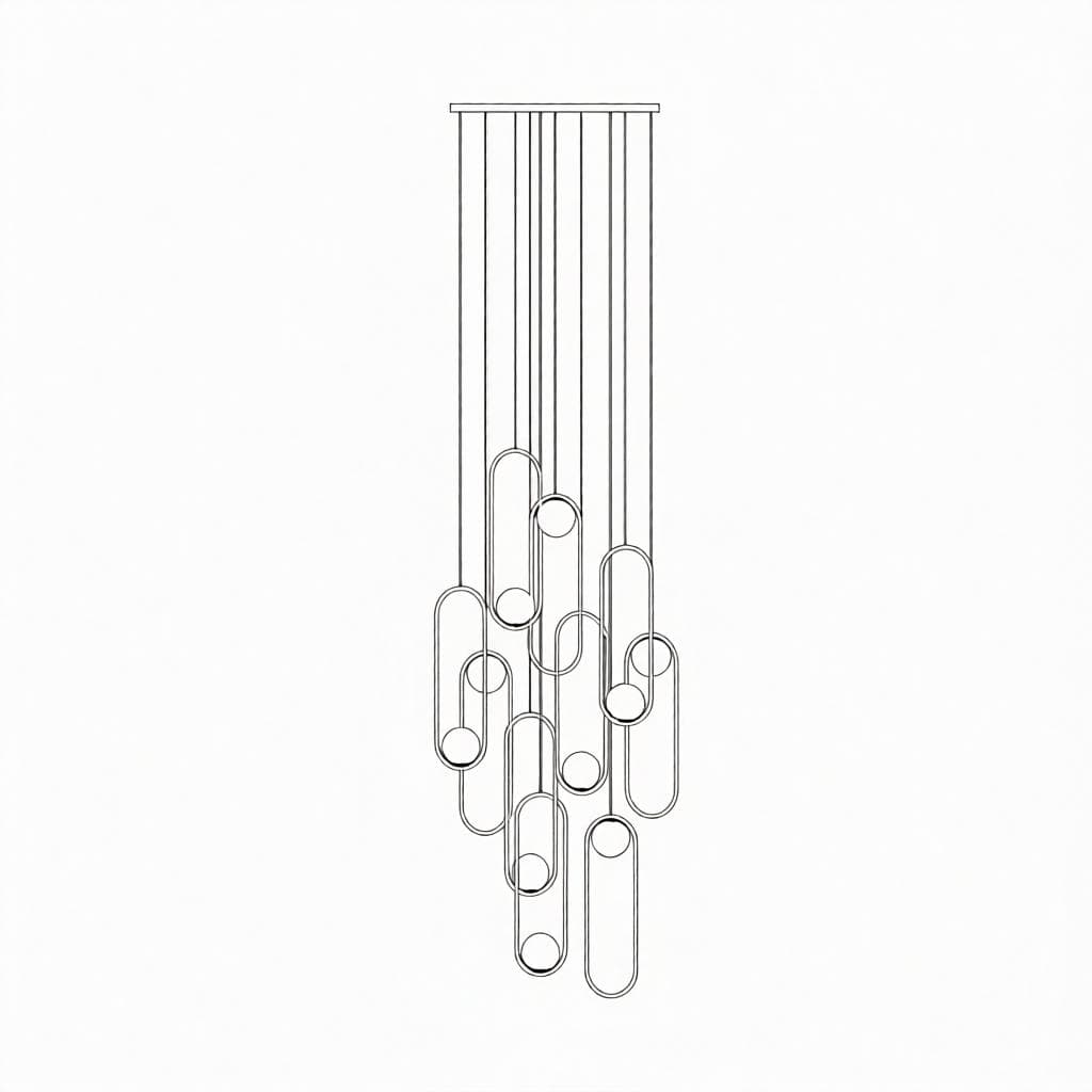 Gliese B | Cluster Chandelier - Detail View #2 | HomeCartel