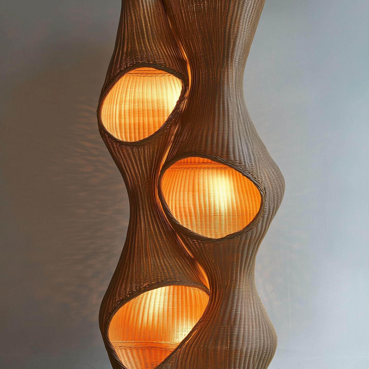 Xirelia | Rattan Floor Lamp - Home Cartel ®