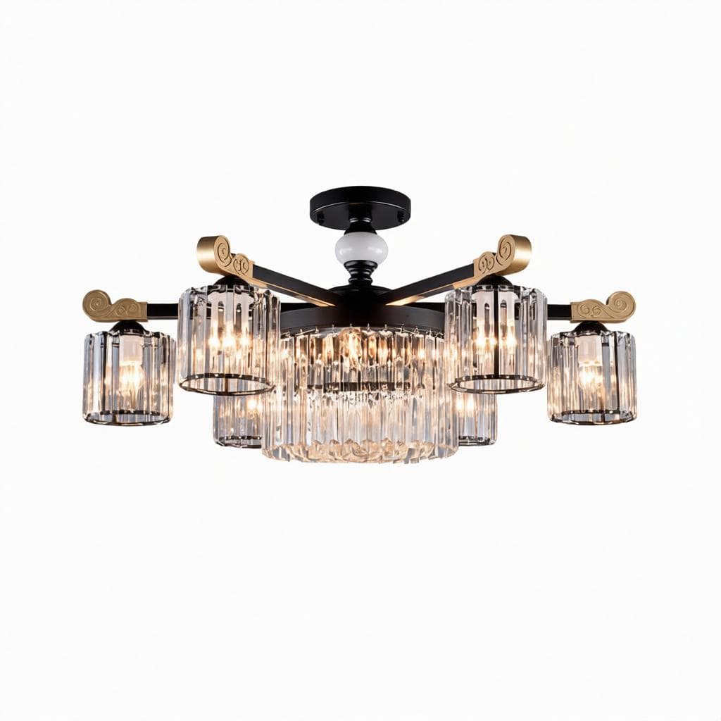 Kerric B | Semi Flush Mounted Light - Detail View #10 | HomeCartel