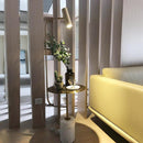 Elaneth C | Integrated Shelf Floor Lamp