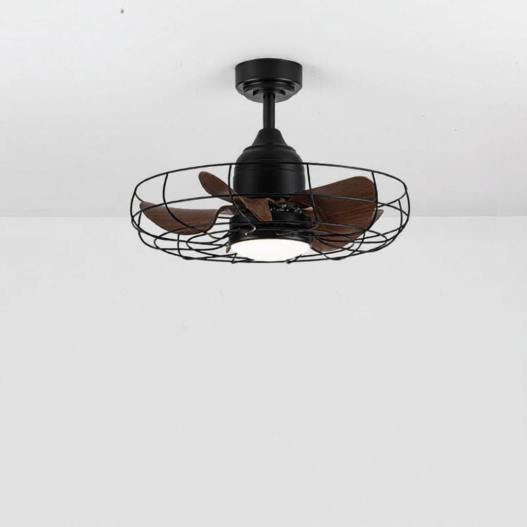 Deyra | Outdoor Lighted Ceiling Fan - Detail View #2 | HomeCartel