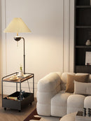 Qirellia A | Integrated Shelf Floor Lamp