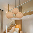 Lunastra 3 | Rattan Cluster Chandelier