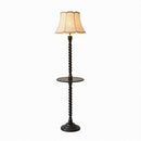 Zurethae | Integrated Shelf Floor Lamp