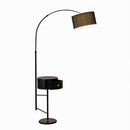 Caelune A | Integrated Shelf Floor Lamp
