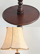 Zurethae | Integrated Shelf Floor Lamp