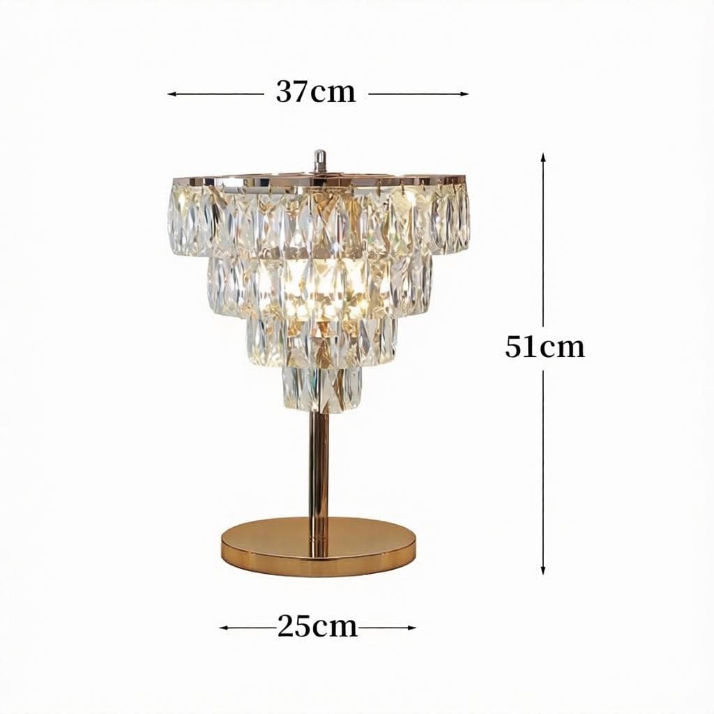 Revenis Deux I Crystal Table Lamp - Detail View #2 | HomeCartel