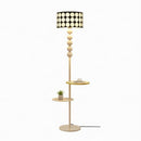 Jyselle | Integrated Shelf Floor Lamp
