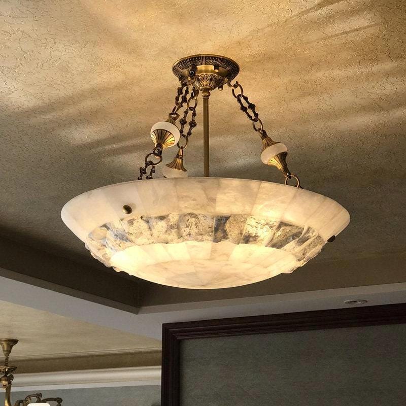 Vallitheth | Alabaster Chandelier - Detail View #4 | HomeCartel