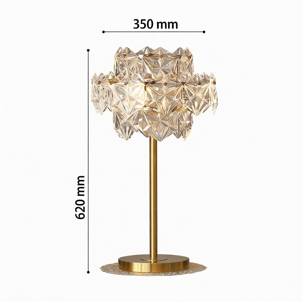 Velzareth | Crystal Table Lamp