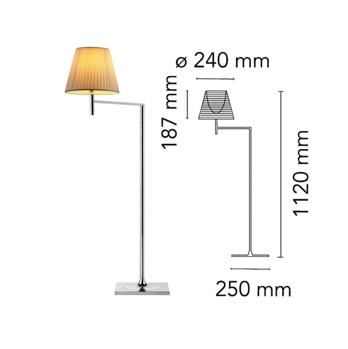 Belvento | Floor Lamp Swing Arm - Detail View #8 | HomeCartel