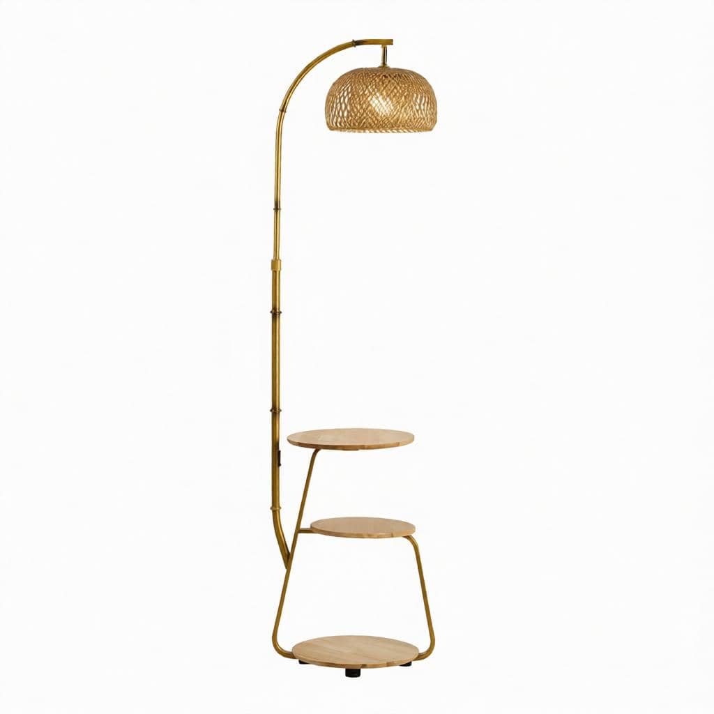 Velmirae Une | Integrated Shelf Floor Lamp - Detail View #6 | HomeCartel