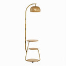 Velmirae Une | Integrated Shelf Floor Lamp