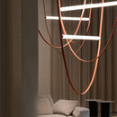 Hermes | Leather Belted LED Pendant Light