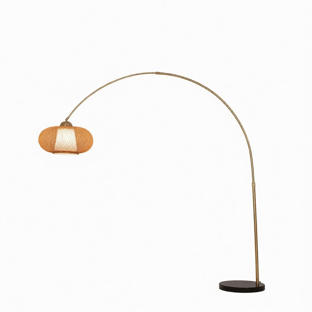Calindriel | Rattan Floor Lamp - Detail View #4 | HomeCartel