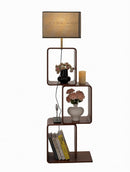 Mirethra | Integrated Shelf Floor Lamp