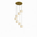 Dorvalyn A | Alabaster Cluster Chandelier