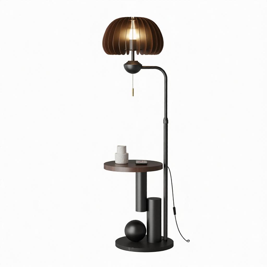 Raeloria | Integrated Shelf Floor Lamp - Detail View #10 | HomeCartel