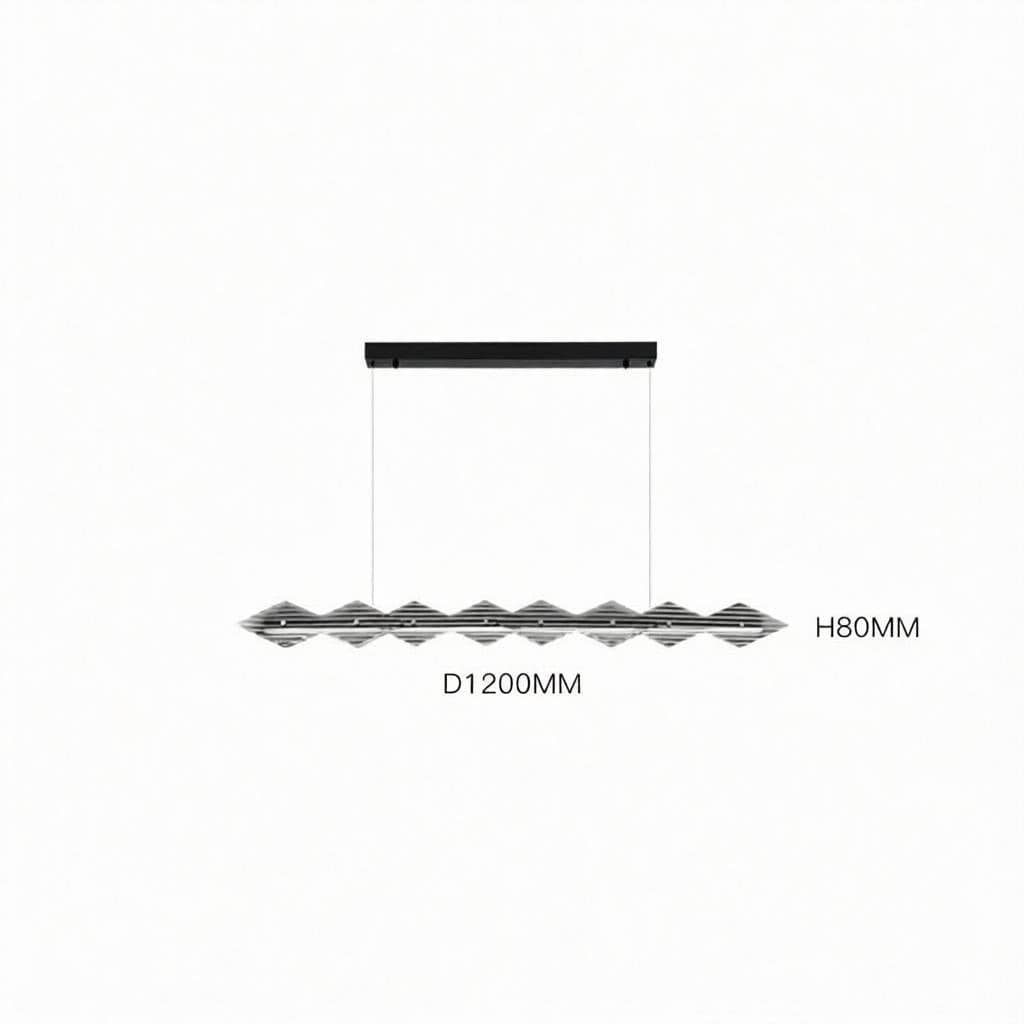 Albiar Deux | Linear Chandelier - Detail View #3 | HomeCartel