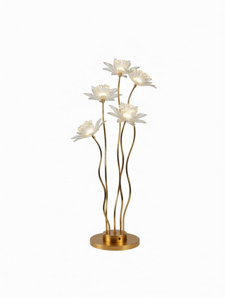 Nirethra I Crystal Floor Lamp - Detail View #4 | HomeCartel