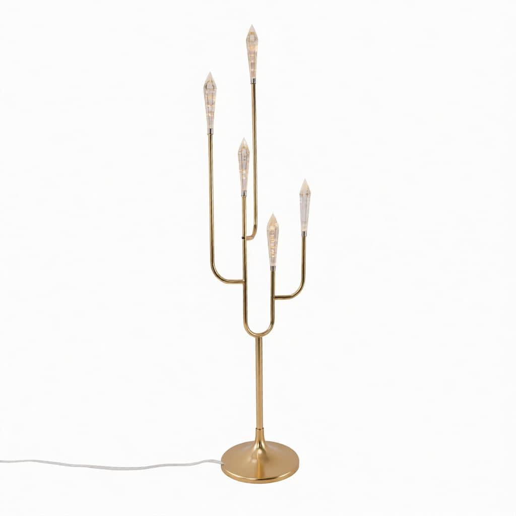 Olyndis I Crystal Floor Lamp - Detail View #2 | HomeCartel