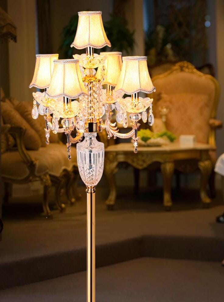 Morvaelen I Crystal Floor Lamp - Detail View #5 | HomeCartel