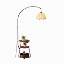 Zaenira | Integrated Shelf Floor Lamp