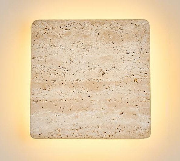 Evelora | Travertine Wall Light - Detail View #3 | HomeCartel