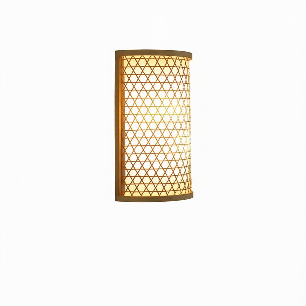 Thysa | Rattan Wall Light - Detail View #3 | HomeCartel