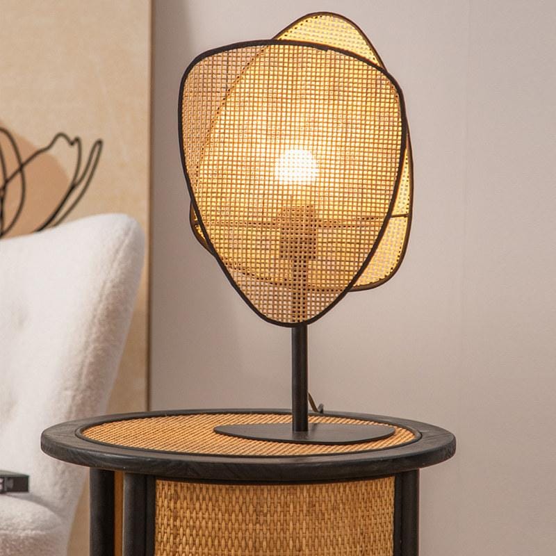 Esliora Deux | Rattan Table Lamp - Detail View #2 | HomeCartel