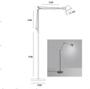 Valmira | Floor Lamp Swing Arm