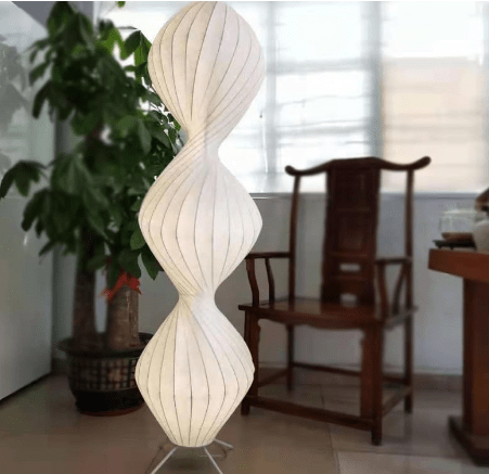 Farzanh | Silk Floor Lamp