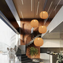 Lunastra 4 | Rattan Cluster Chandelier