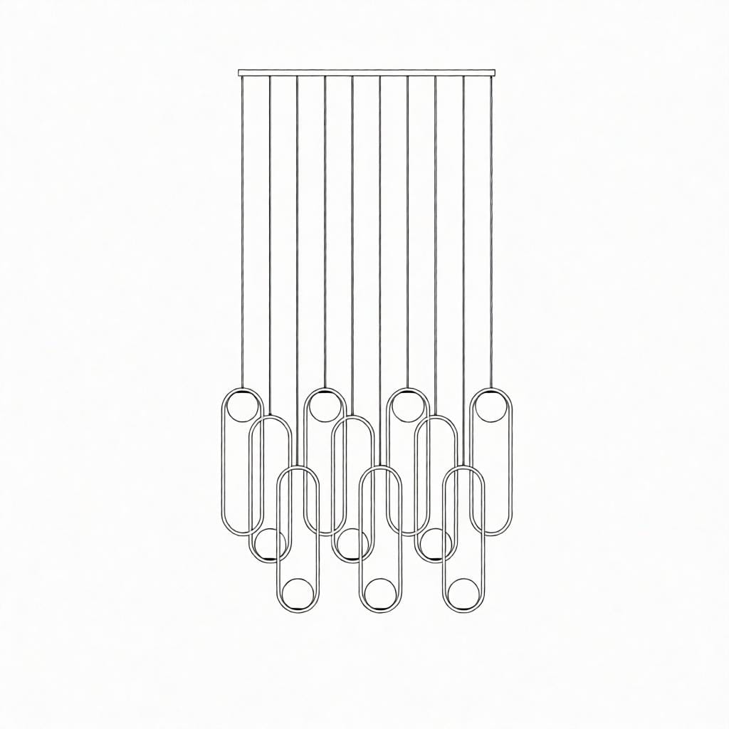 Gliese C | Linear Pendant Light - Detail View #6 | HomeCartel