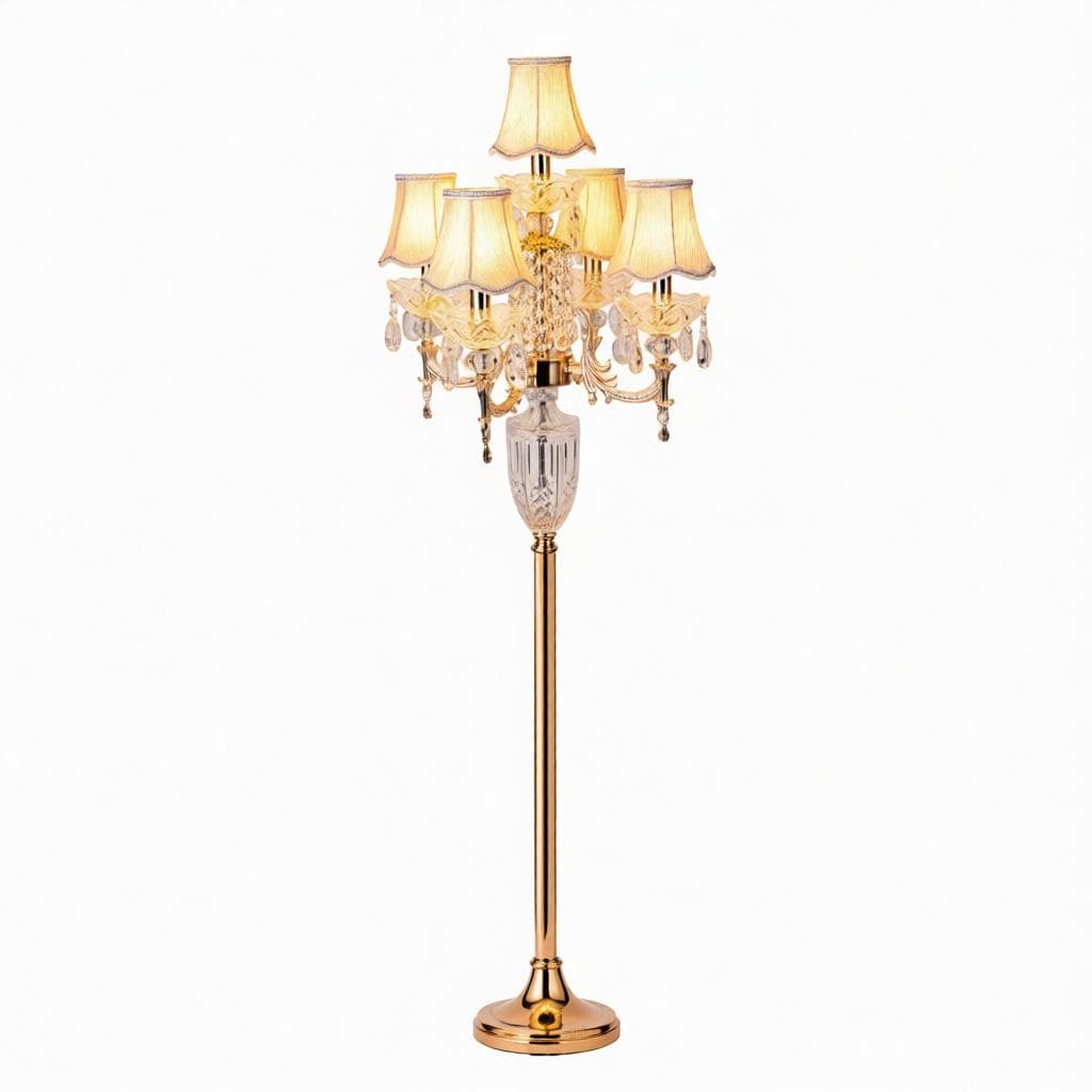 Morvaelen I Crystal Floor Lamp - Detail View #7 | HomeCartel