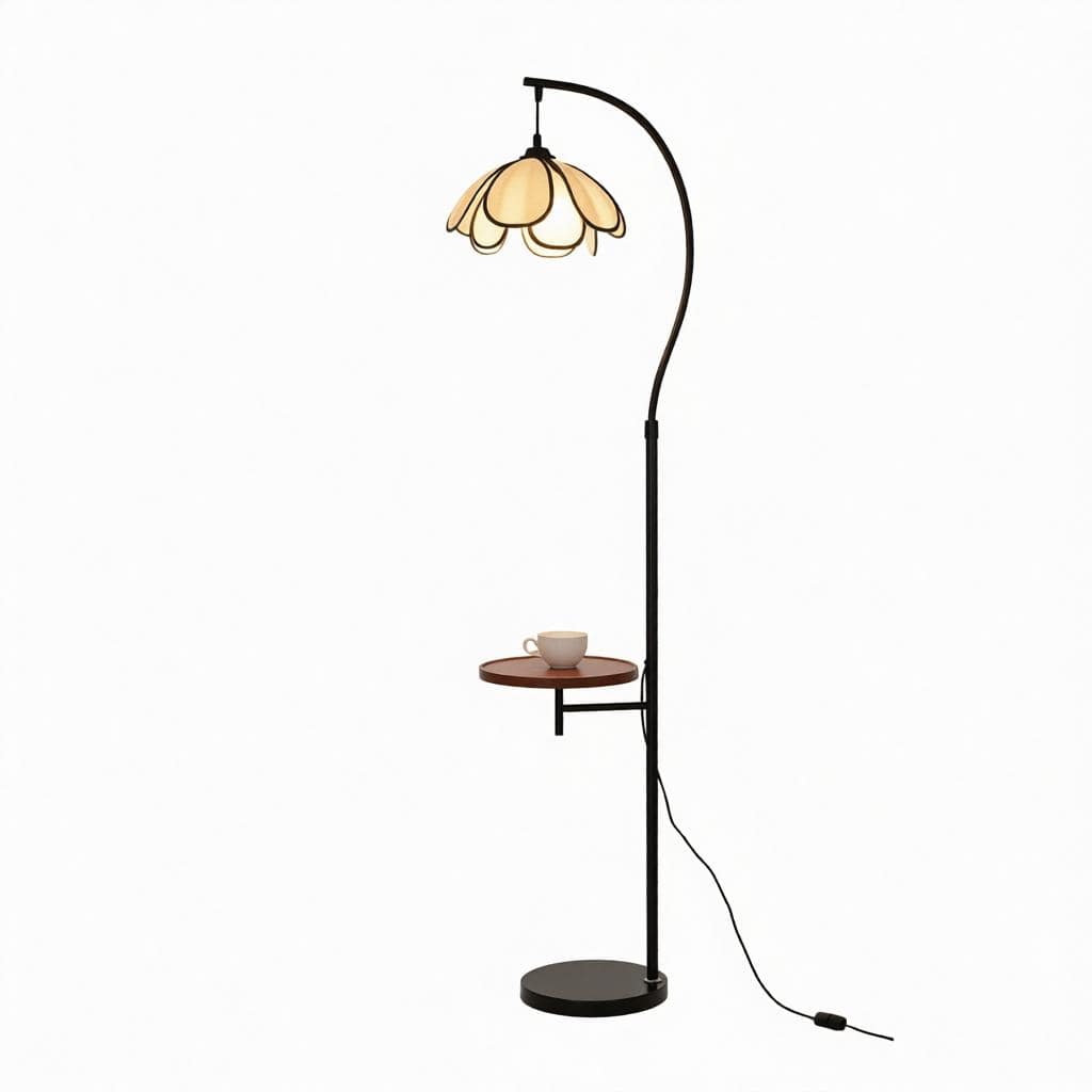 Faylira | Integrated Shelf Floor Lamp - Detail View #5 | HomeCartel