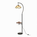 Faylira | Integrated Shelf Floor Lamp