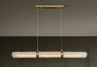 Laventh | Alabaster Linear Pendant Light
